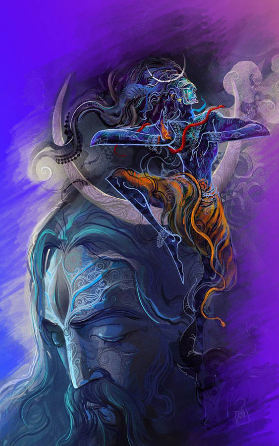 Download Aghori With Third Eye Wallpaper | Wallpapers.com