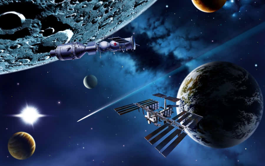 ExploraçãoEspacial papel de parede 1920 x 1200