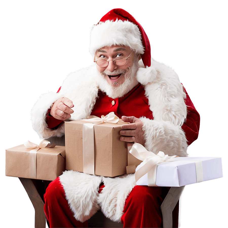 Secret Santa Unboxing Moment PNG vnc