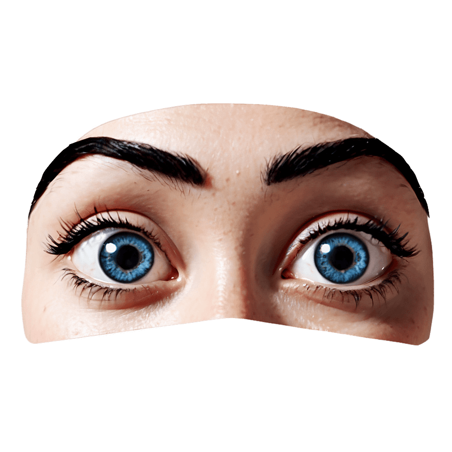 Cartoon Eyebrows PNG iye