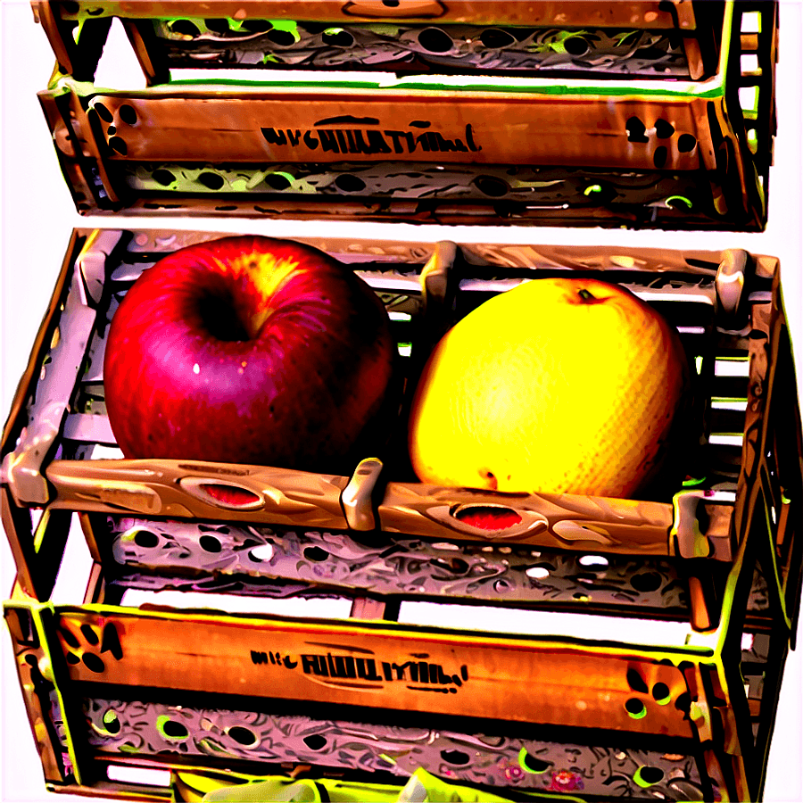Fruit Crate PNG 05262024