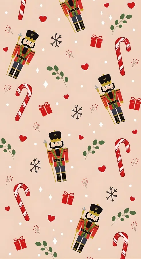Nutcracker Holiday Pattern