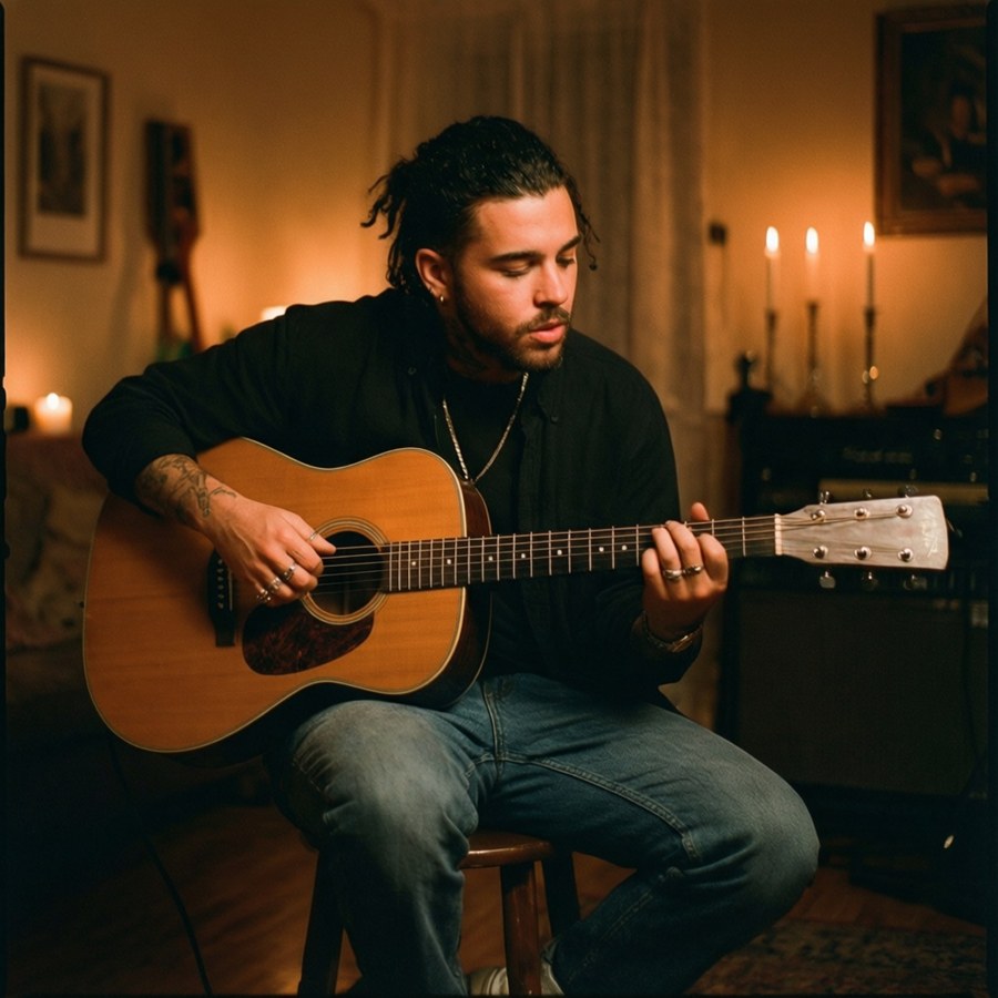 Akustisk gitarrsession Bakgrundsbilder