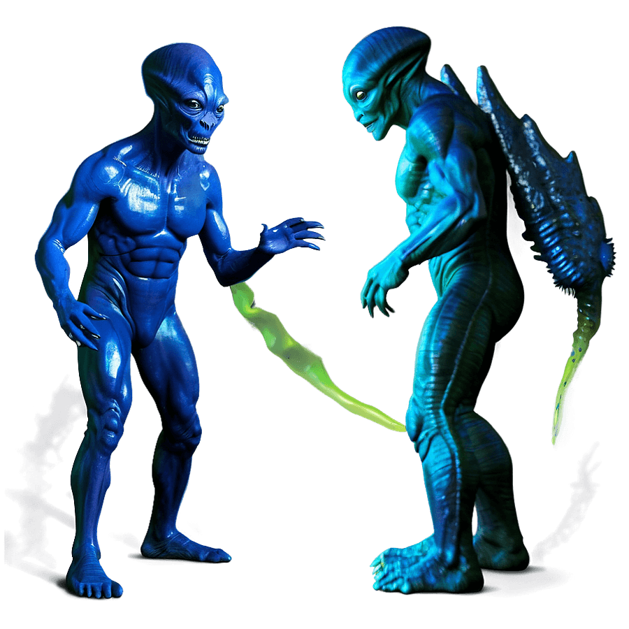 Menacing Alien Encounter PNG 29