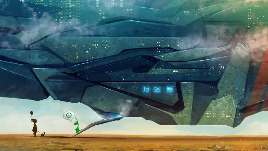 Alien Background