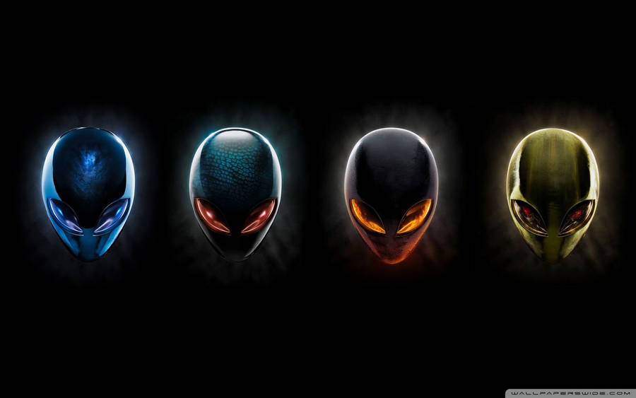 Awesome HD alien logos Alienware wallpaper.