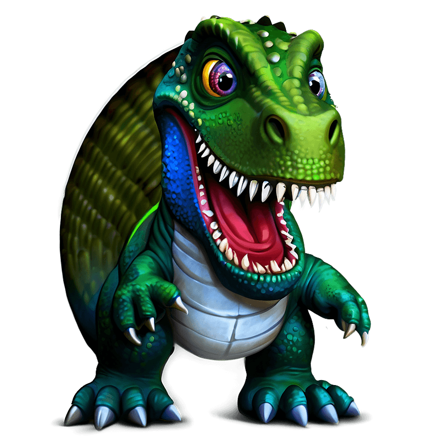 Cartoon Dinosaur PNG hrr98