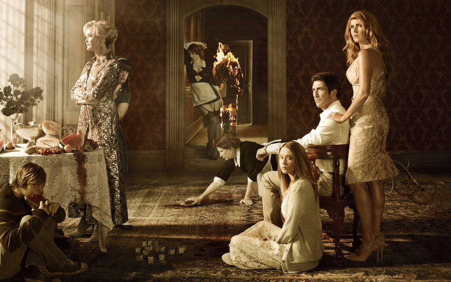 Download American Horror Story Casts Wallpaper Wallpapers Com