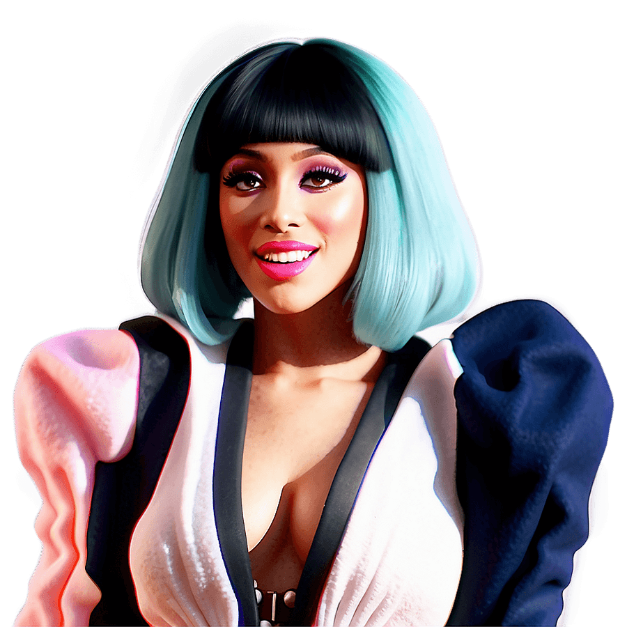 Cardi B Animated Character PNG fnp37