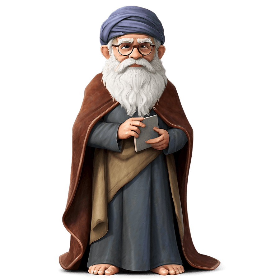 Aged Philosopher PNG ijo59