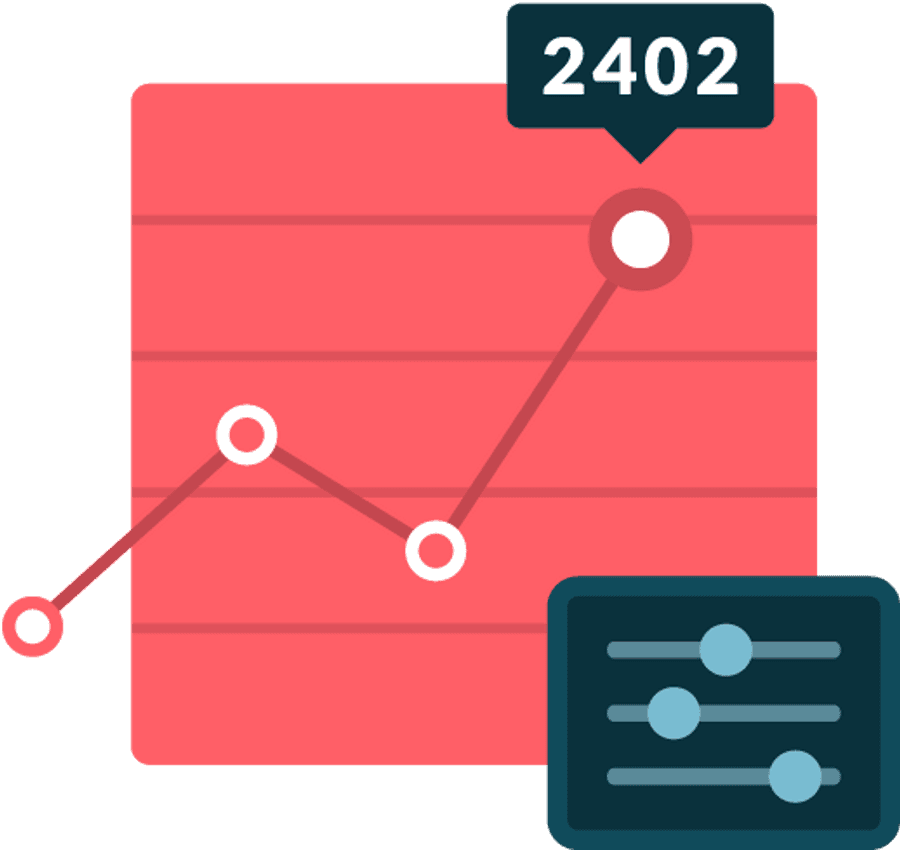 Analytics Performance Graph Icon
