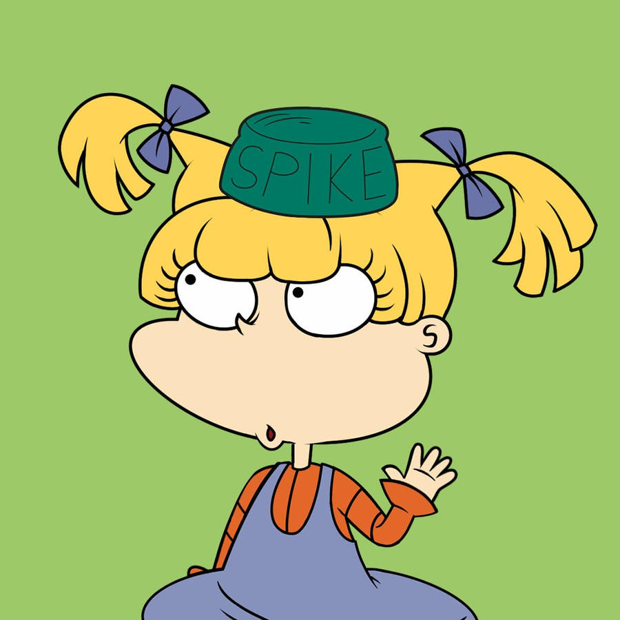 Download Angelica Pickles Green Dog Bowl Wallpaper | Wallpapers.com