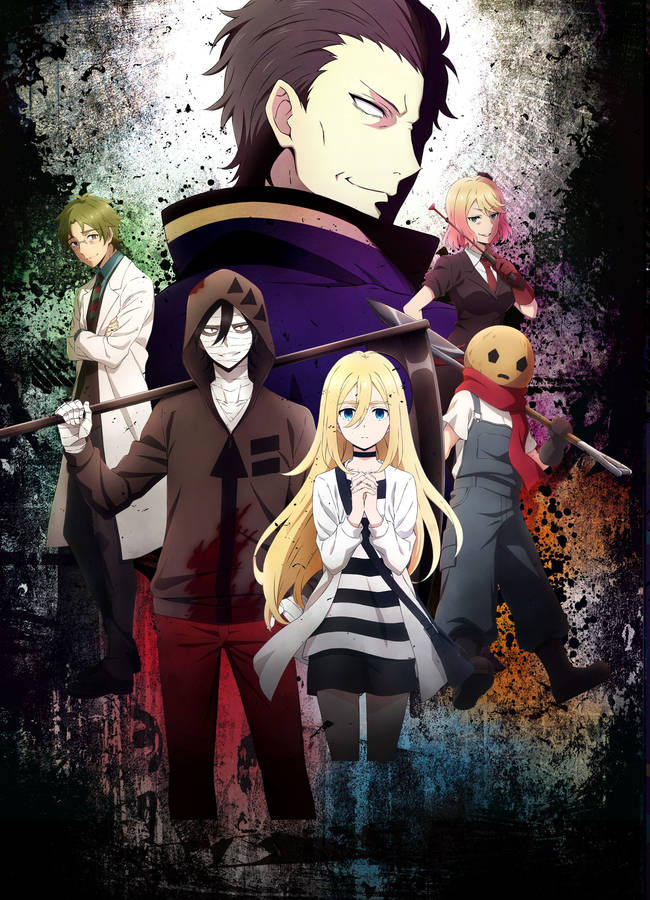 Download Angels Of Death Animated Poster Art Wallpaper | Wallpapers.com