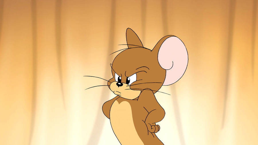 Angry Jerry Mouse cartoon wallpaper