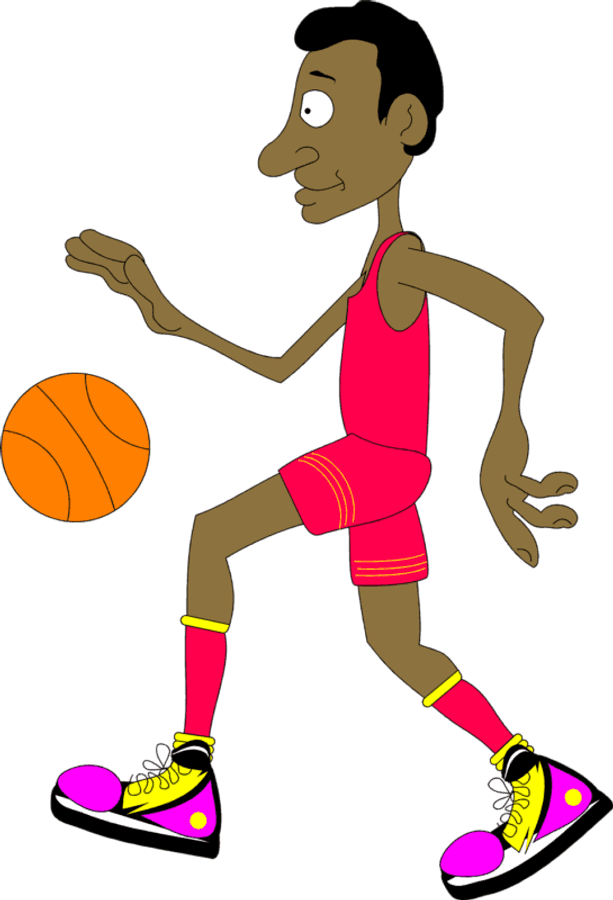 dribble basketball clipart animations