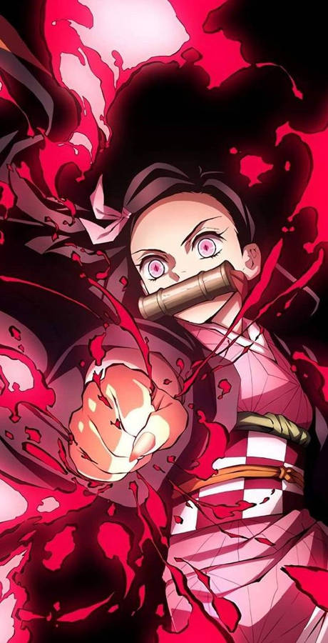 Demon Slayer Nezuko Demon Form Wallpaper