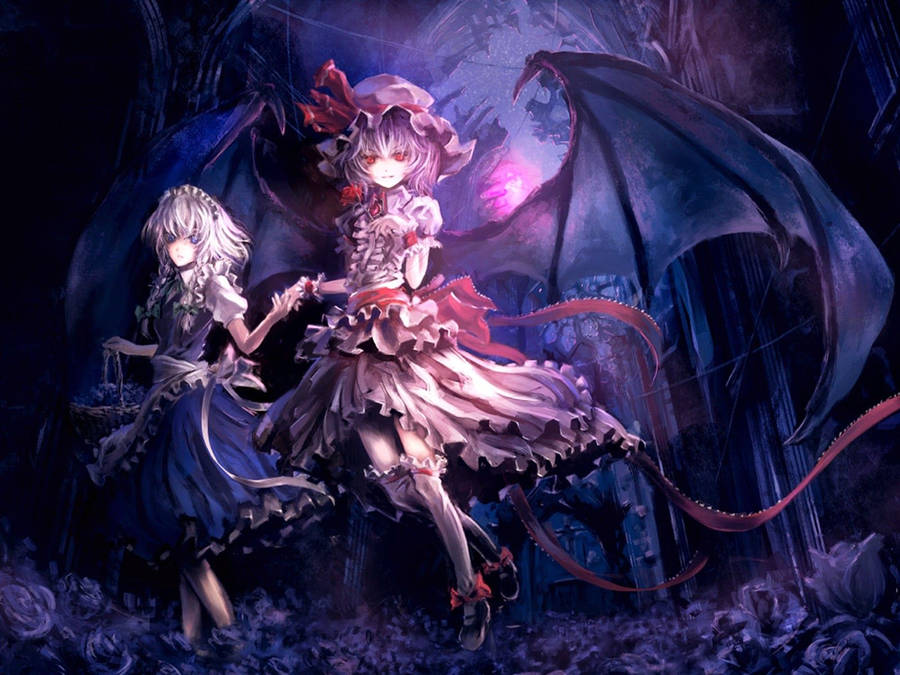 Download Anime Demon Touhou Project Wallpaper Wallpapers Com