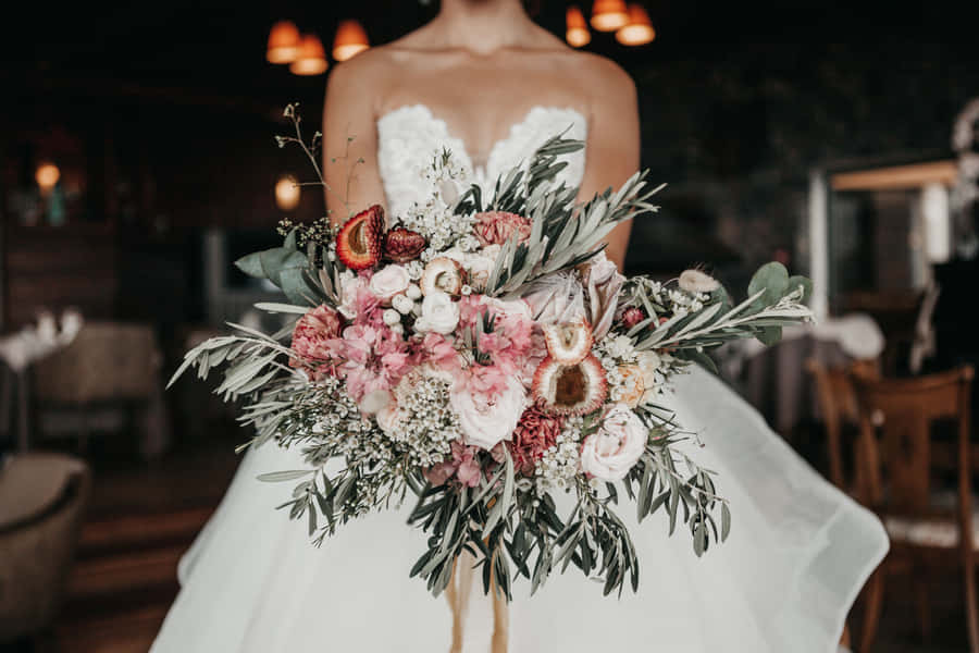 Obuquê perfeito de um florista experiente