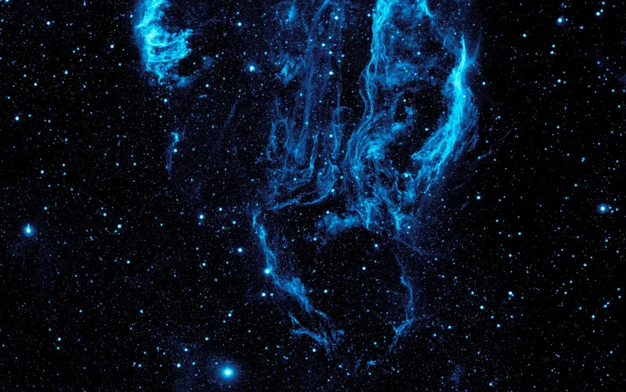 Blue Space Background