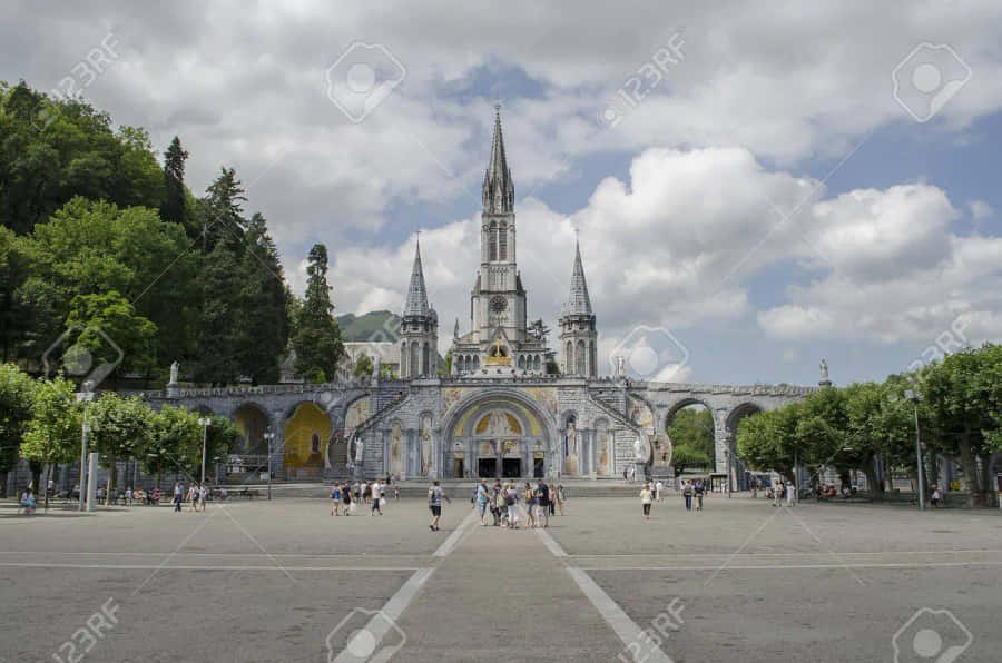 Lourdes Heiligtum Basilika Unserer Lieben Frau