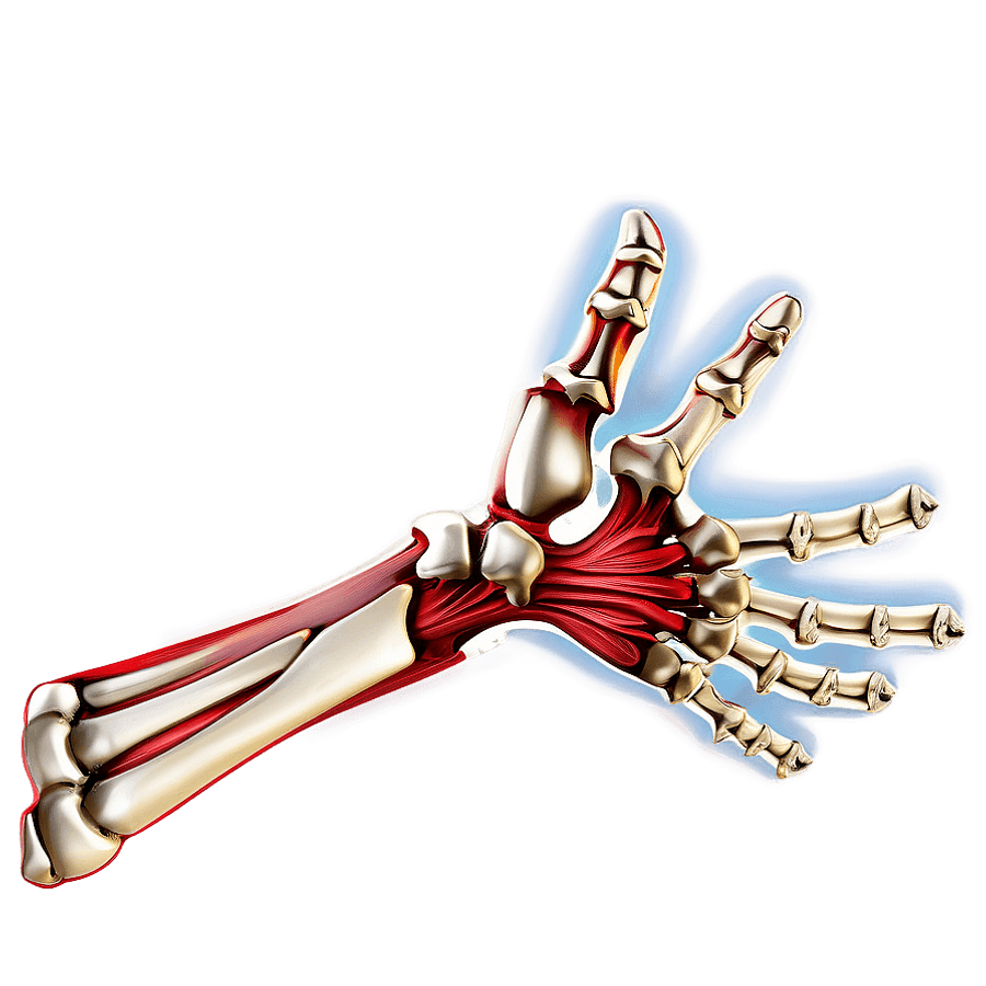 Skeleton Arm Anatomy Detail PNG fth58