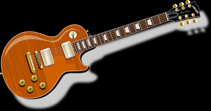 Sunburst Electric Guitar