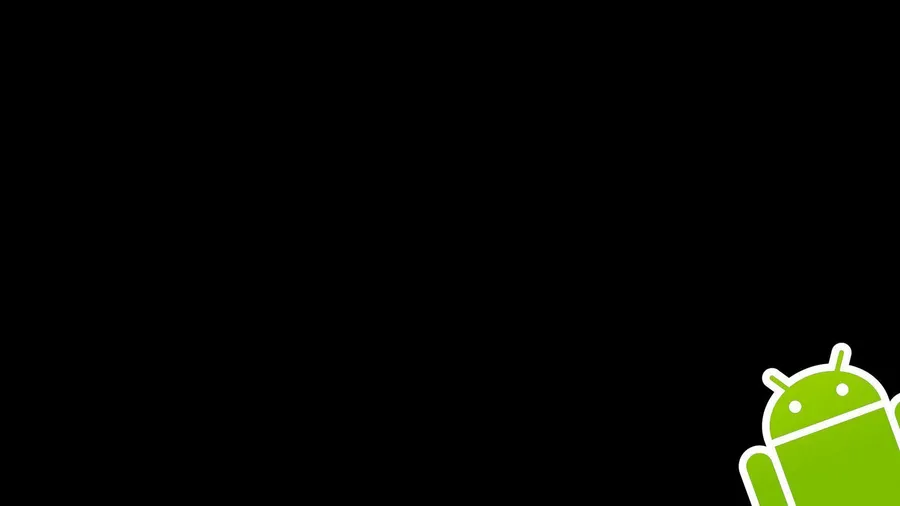 Solid Black 4K Android Peeking Out