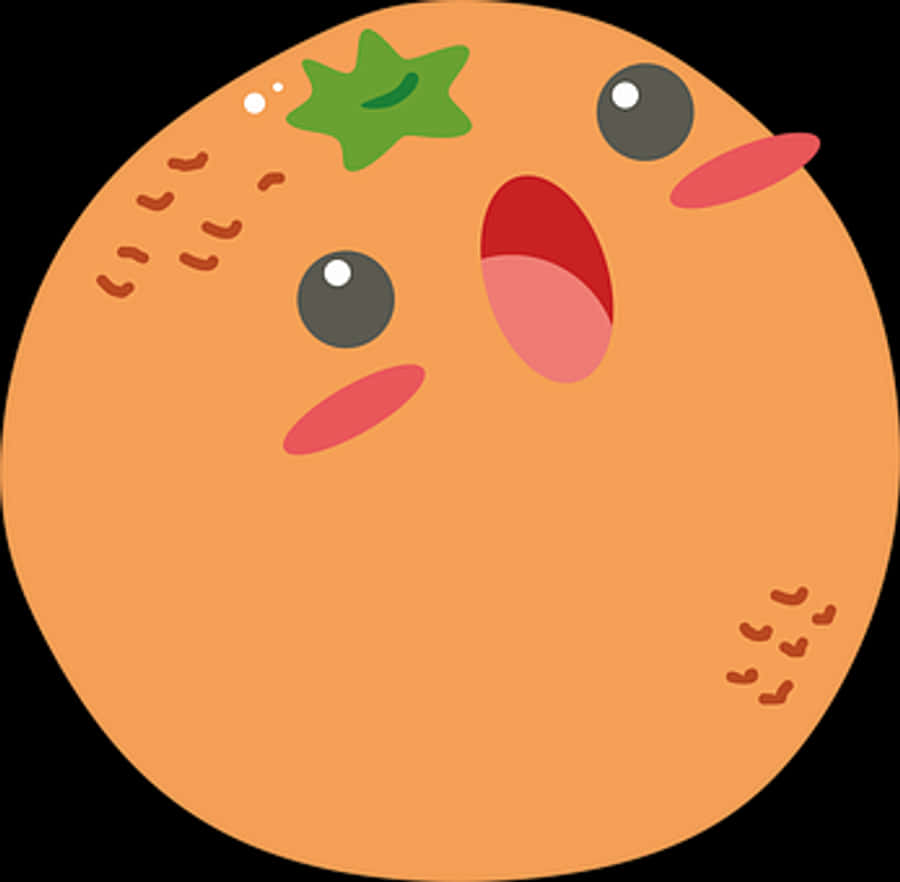 Surprised Cartoon Orange