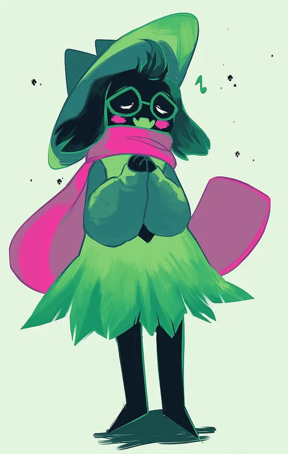 Ralsei portrait wallpaper