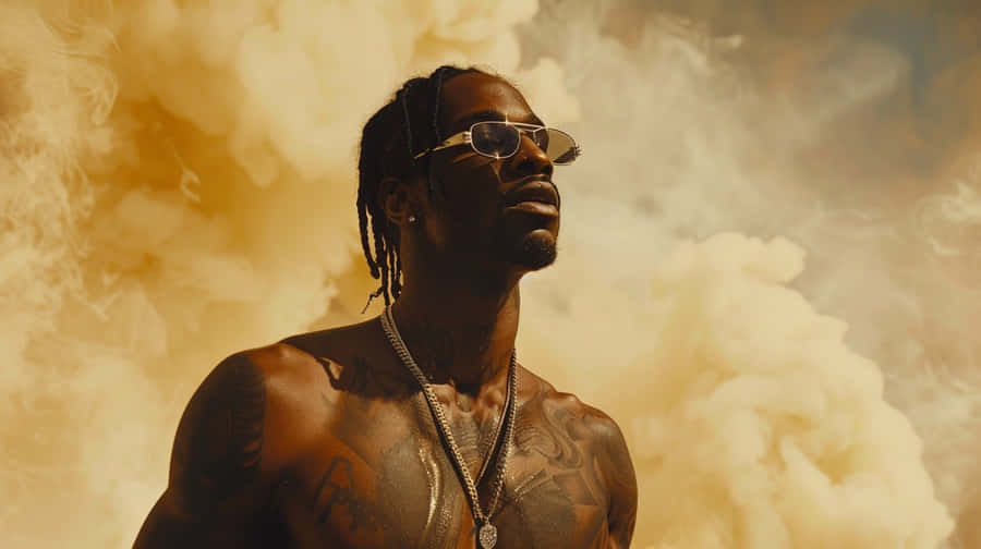 Travis Scott Céus Dourados