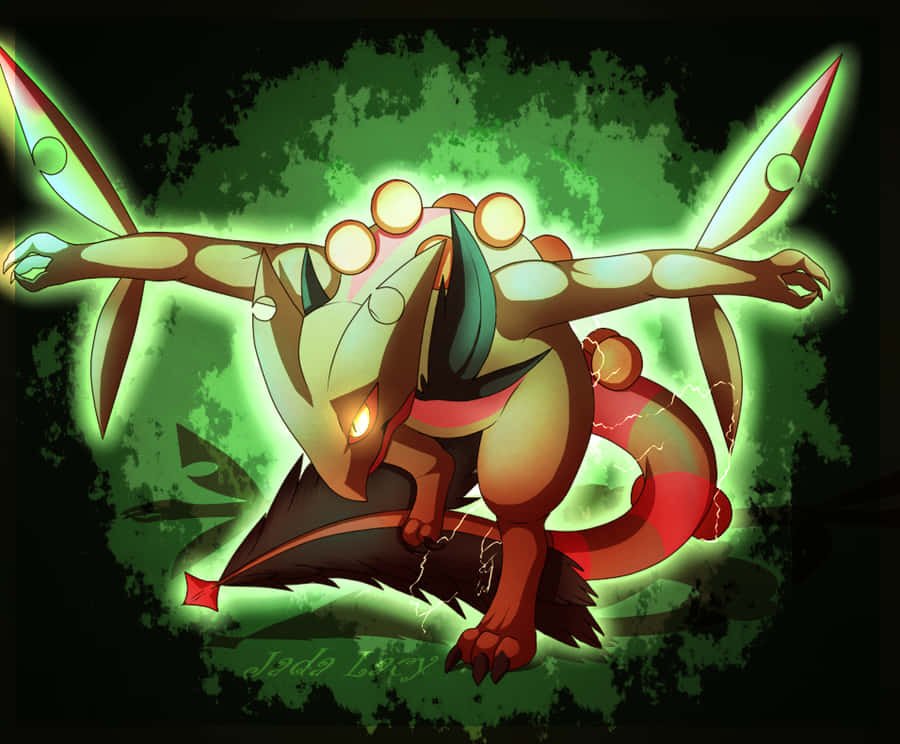 Majestätisches Sceptile Kunstwerk
