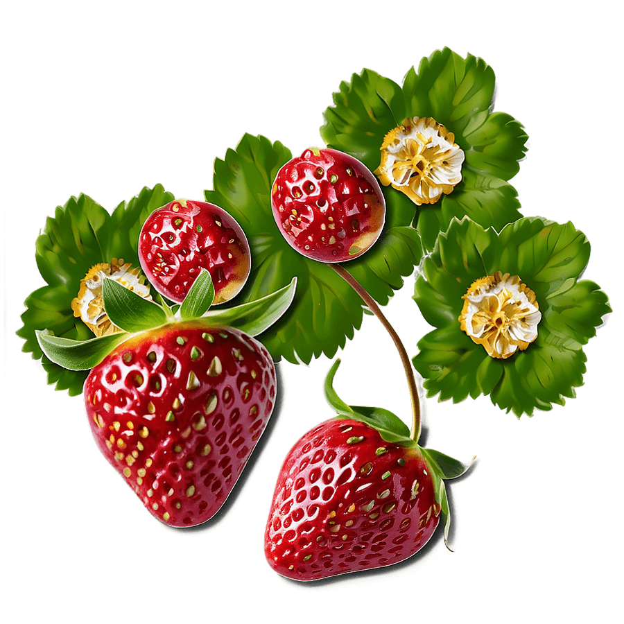 Fresh Strawberries PNG tcs