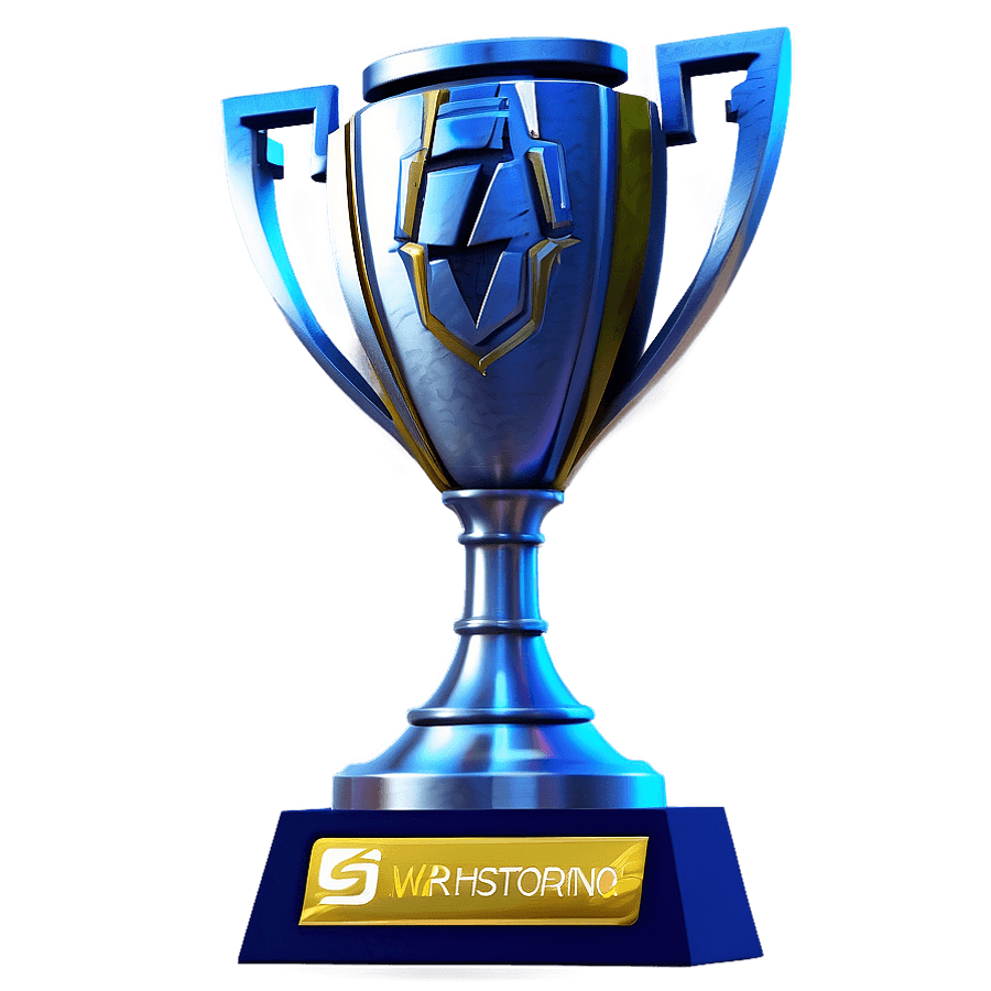 Esports Trophy Showcase PNG rys