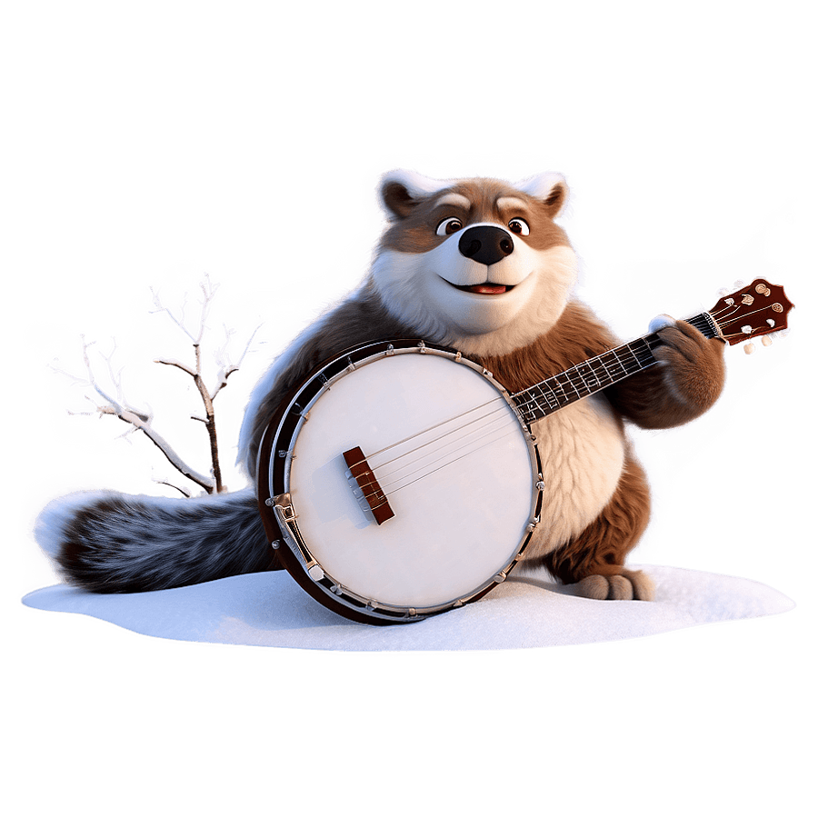 Banjo in the Snow PNG 22
