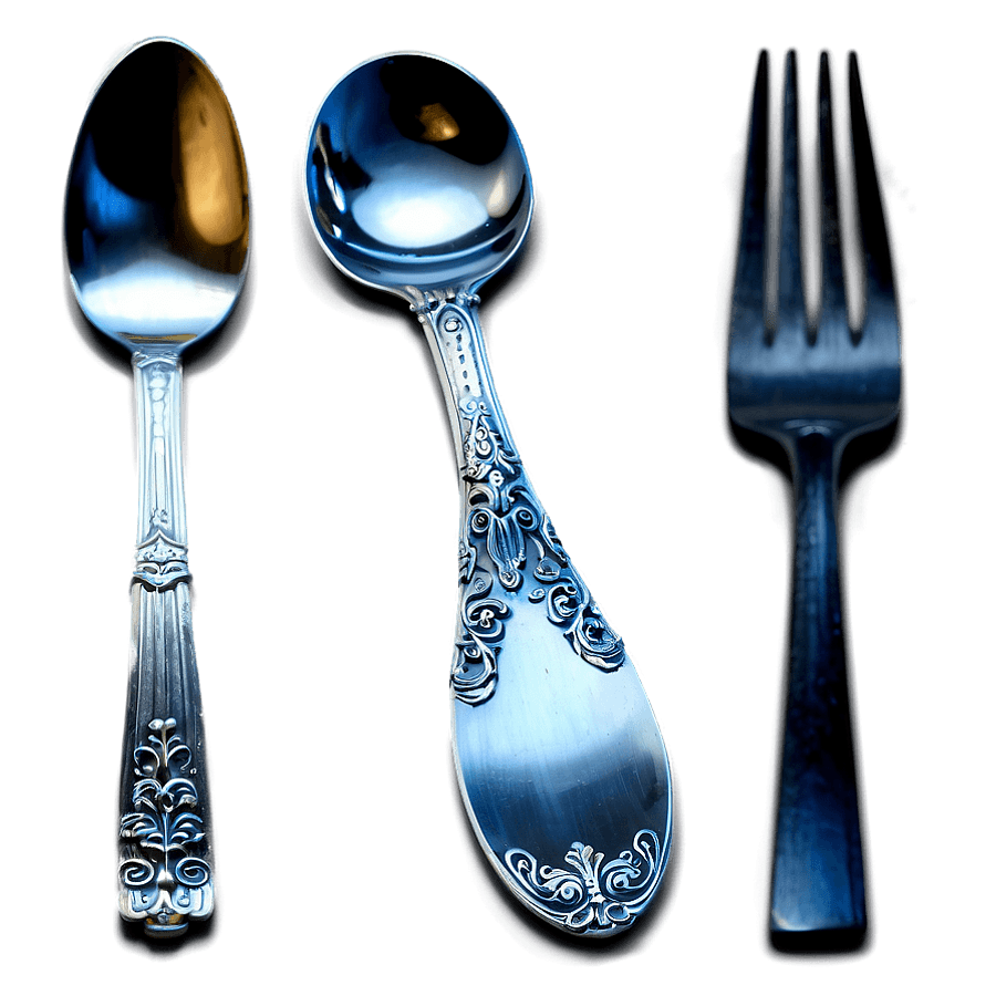 Fork and Spoon PNG 11