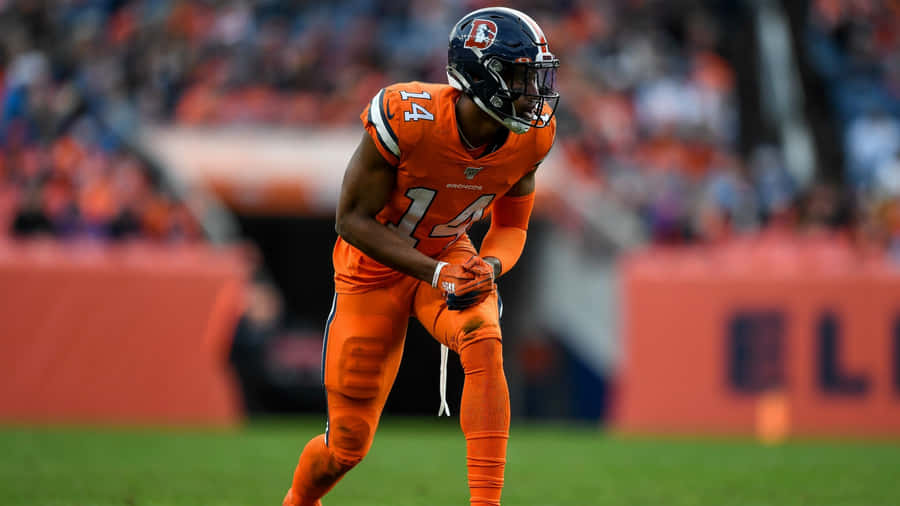 Courtland Sutton Azione di Gioco dei Denver Broncos