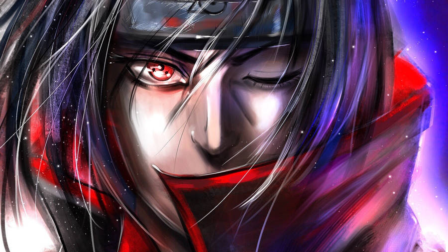 Download Art Itachi Sharingan Wallpaper | Wallpapers.com