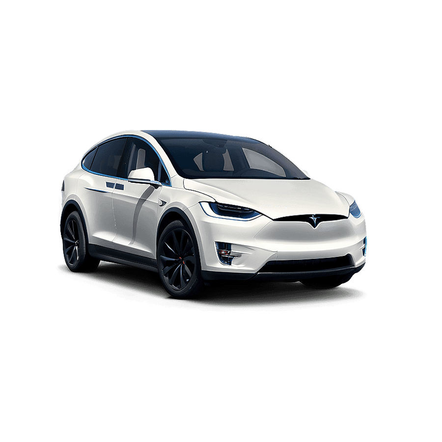 Blue Tesla Model X Dynamic PNG 06282024