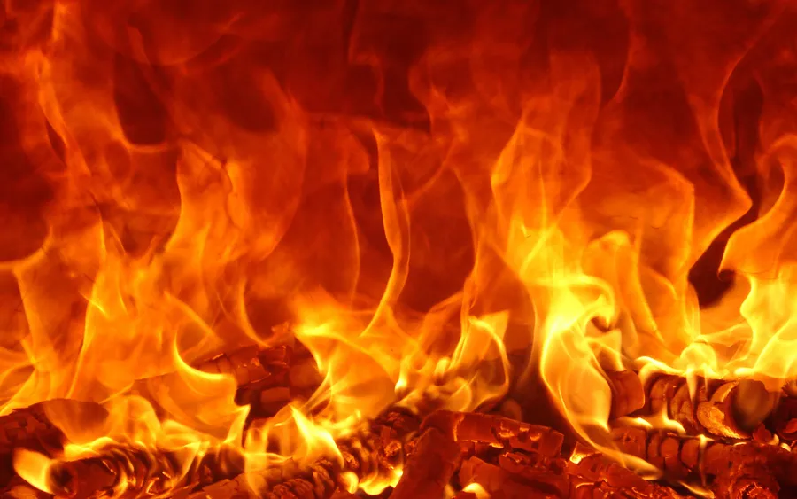 Red Fire Background