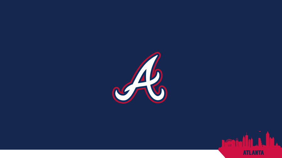 Download Atlanta Braves Blue Wallpaper | Wallpapers.com