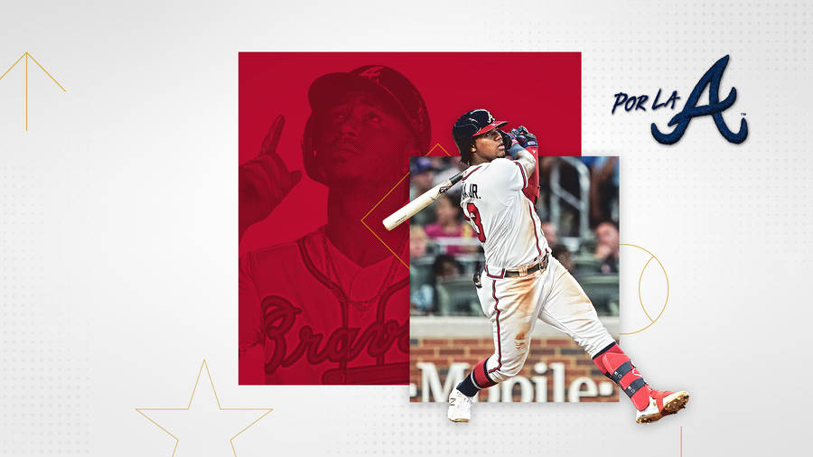 Download Atlanta Braves Ronald Acuña Jr. Wallpaper | Wallpapers.com