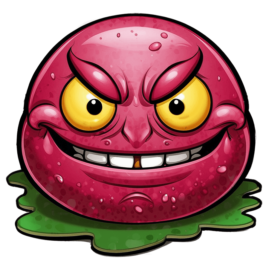 Angry Blob Expression PNG tuw