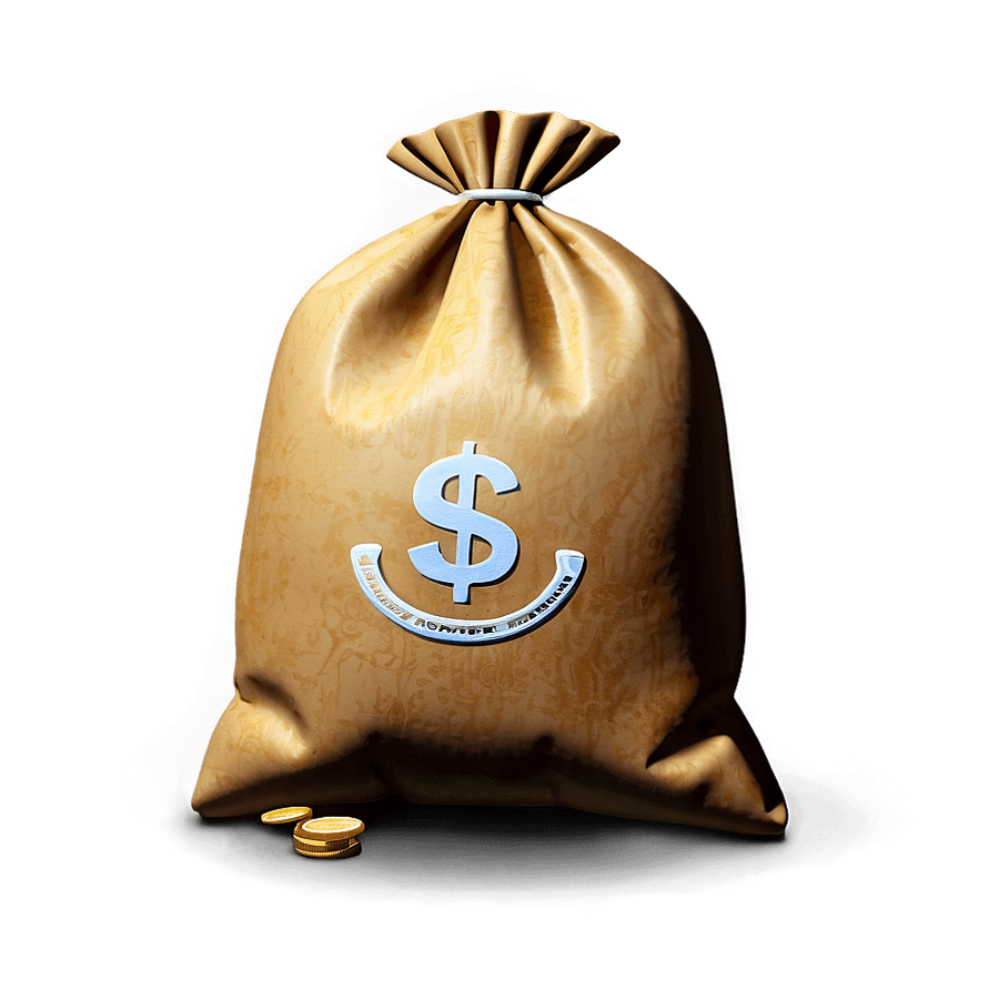 Cartoon Money Bag PNG lqn8