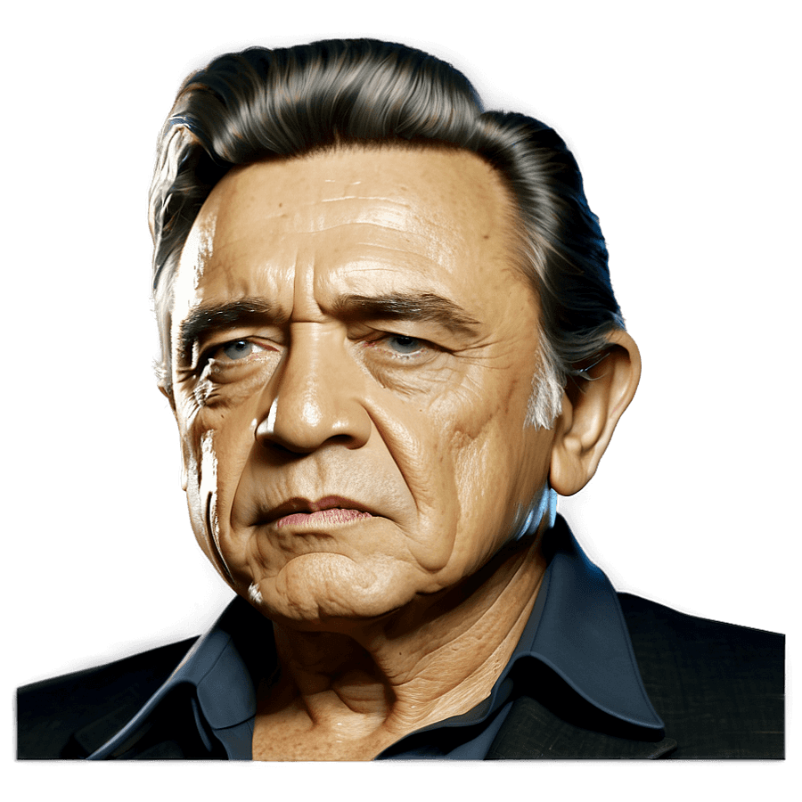 Johnny Cash Country Icon PNG ept