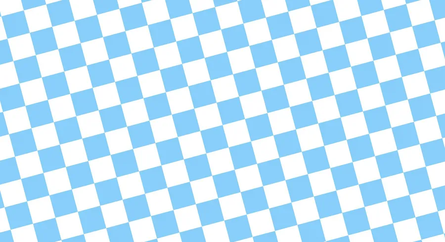 Blueand White Checkered Pattern