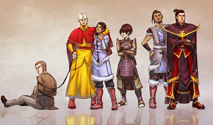 Download Avatar The Last Airbender Adult Characters Wallpaper