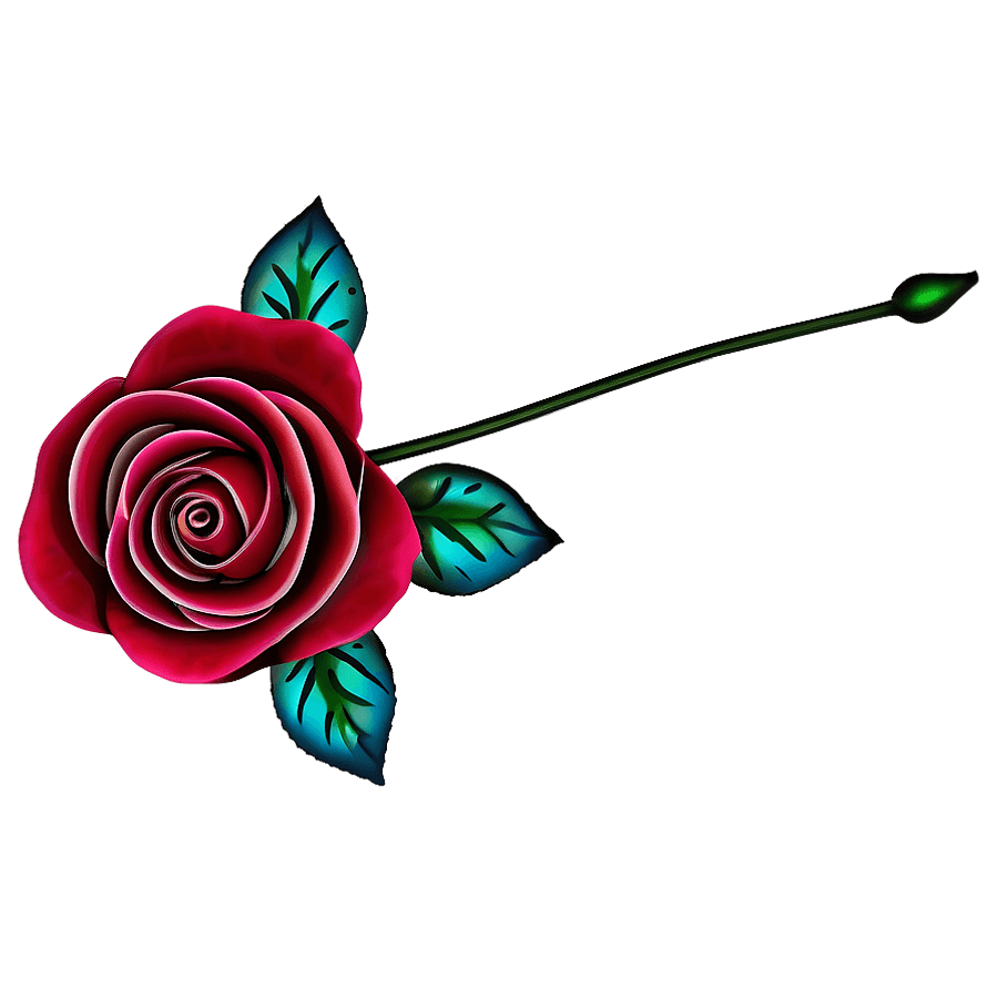 Enchanted Vintage Rose PNG jbn