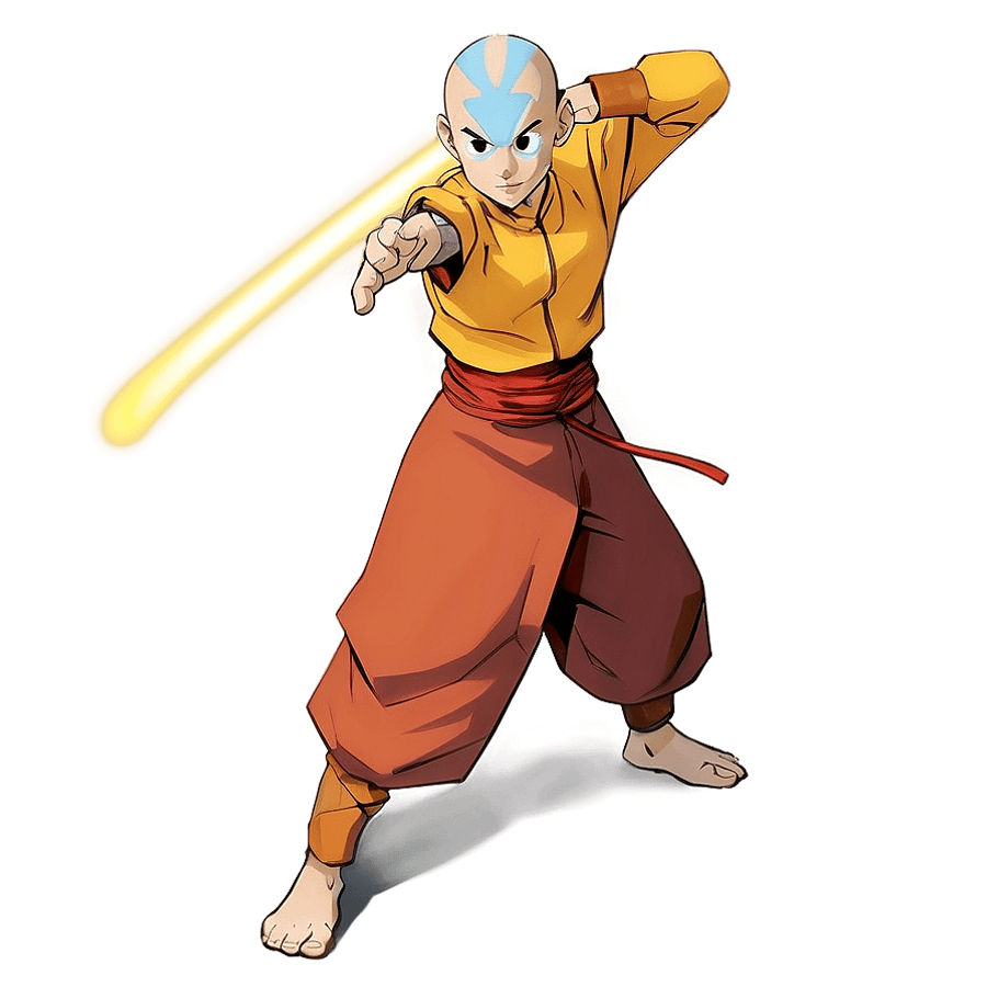 Aang Airbending Master PNG 61