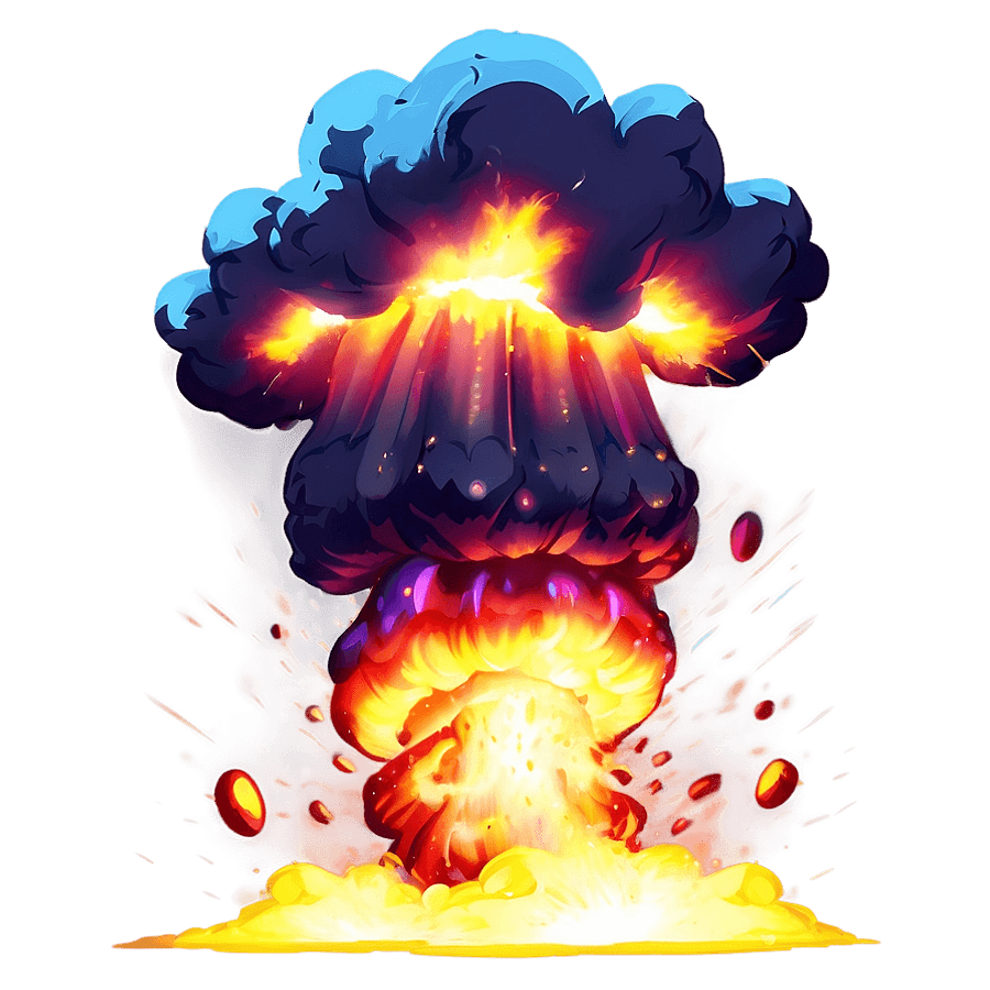 Big Cartoon Explosion PNG mwi68
