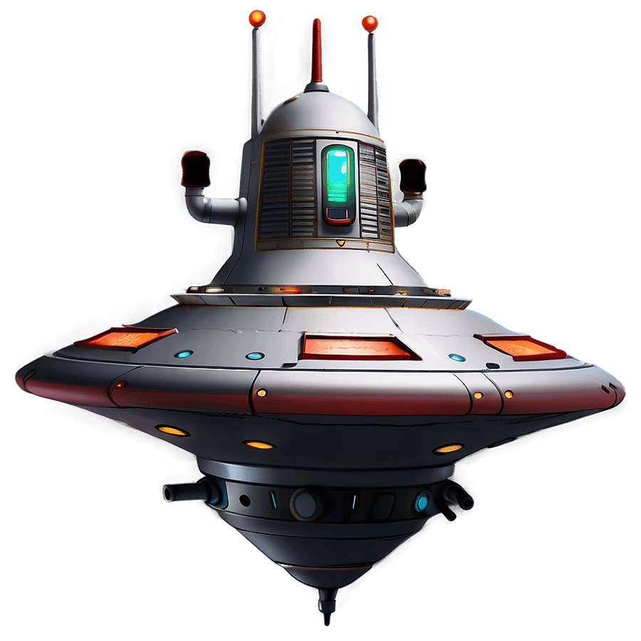 Futurama Spaceship PNG jmq